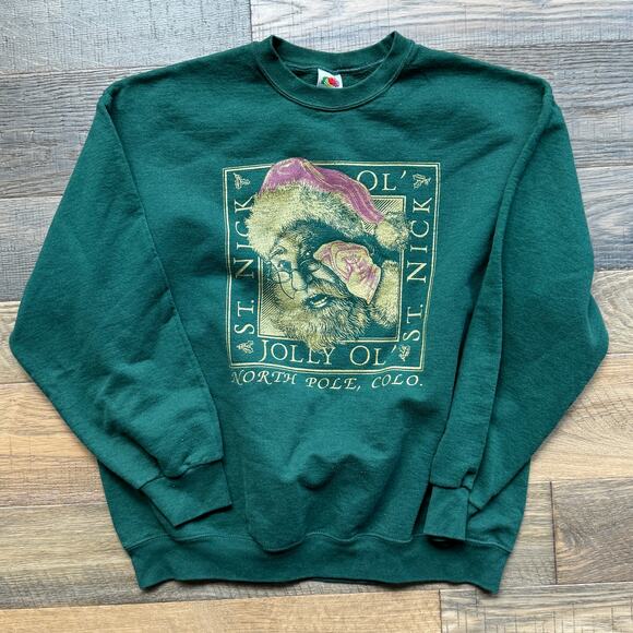Fruit of the Loom Other - Vintage '90s/00s Santa Clause North Pole, Colorado Crewneck